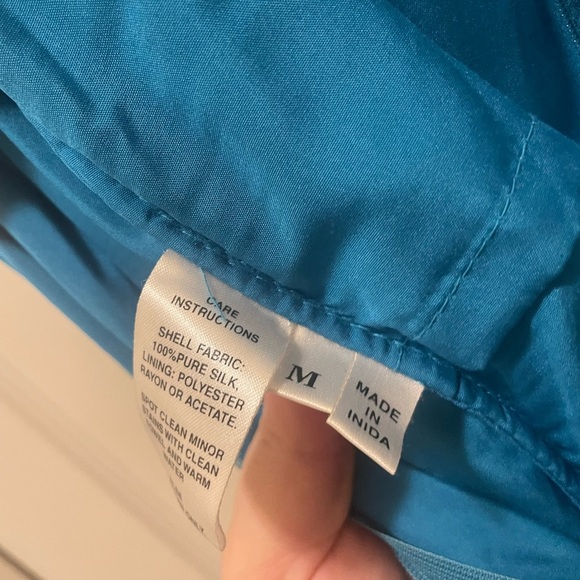 Vintage Je Matadi Fully Beaded Silk High Low Gown Size M - Picture 13 of 14